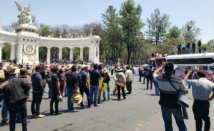 Concluye marcha de la CNTE en el Hemiciclo a Juárez