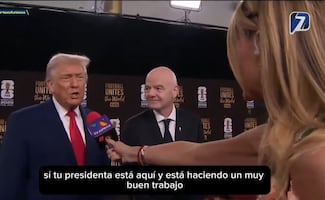 Trump elogia a Sheinbaum en entrevista con TV Azteca; "tu Presidenta está haciendo un muy buen trabajo", dice