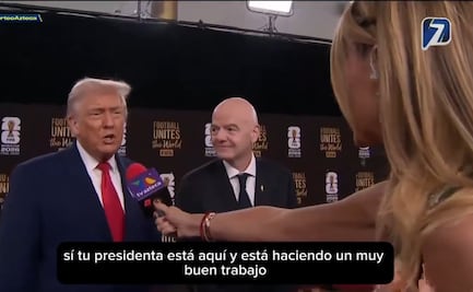 Mundial 2026: Trump elogia a Sheinbaum en entrevista con TV Azteca; "tu Presidenta está haciendo un muy buen trabajo", dice