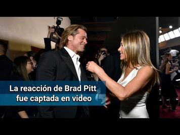 Brad Pitt detiene conferencia para ver a Jennifer Aniston