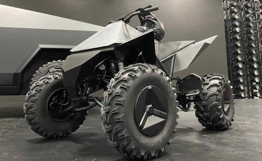 Tesla crea cuatrimoto para niños nombrada Cyberquad