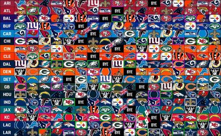 Revelan calendario de la temporada 2019 de la NFL