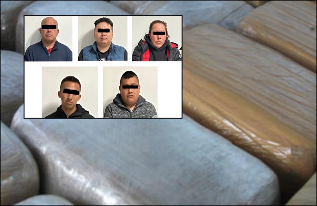 Fue detenido su coordinador, Miguel Ángel Llerena Cruz, alías el “Gordo” y colaboradores, Antonio Ordóñez Cruz, alías el “Tito”, Jorge Luis Álvarez Álvarez y María de los Ángeles Cruz Corona, en posesión de 876 dosis de posible cocaína. FOTO: Especial/ EL UNIVERSAL/