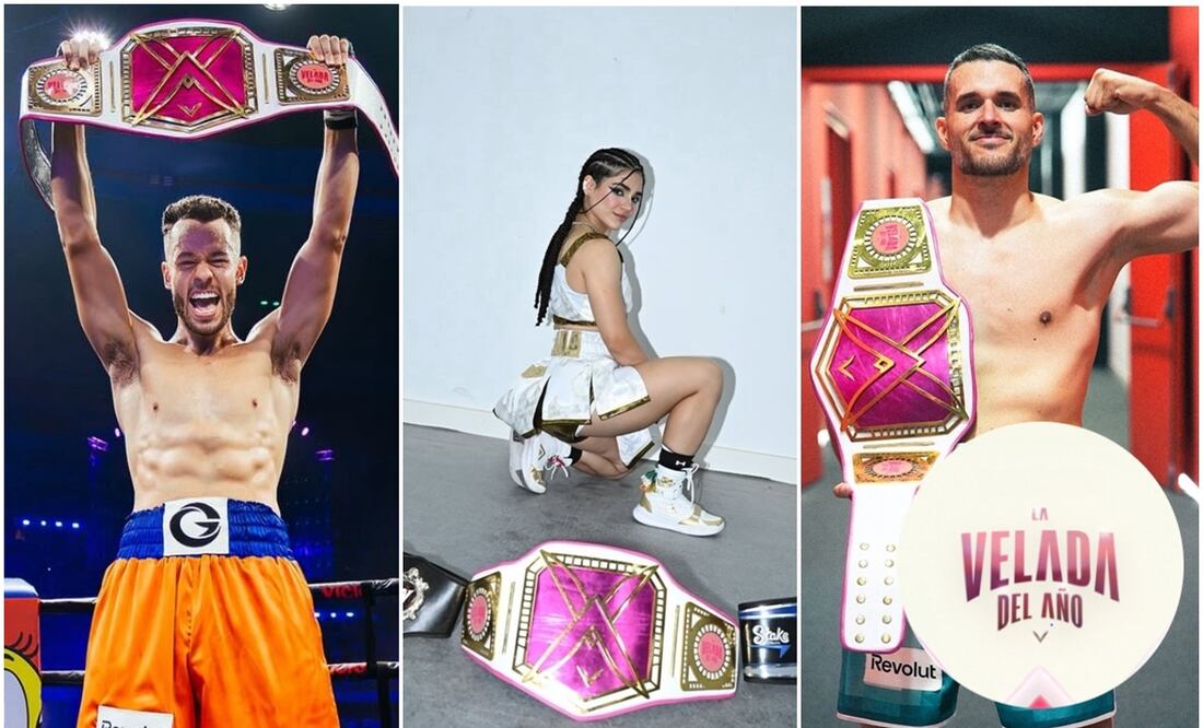 Los campeones de la Velada del Año 5. Fotos: Redes Sociales