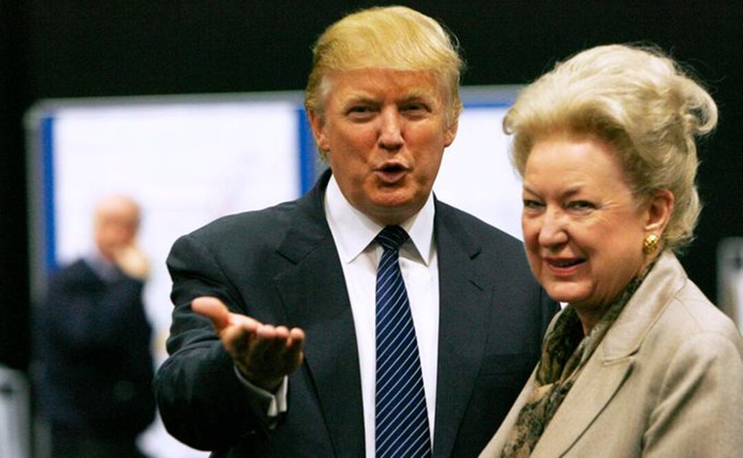 La exjueza federal y hermana mayor del expresidente Donald Trump (2017-2021) Maryanne Trump Barry falleció este lunes. Foto: @RogerJStoneJr