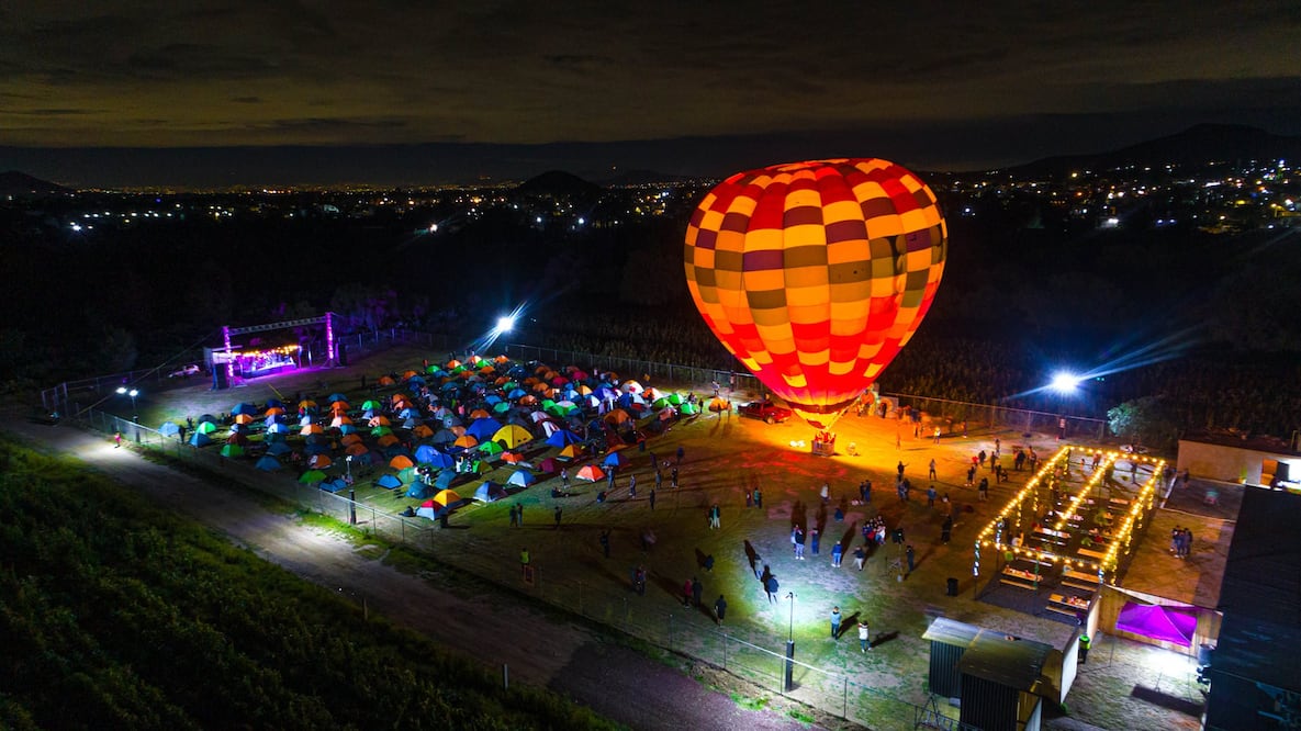 Foto: Facebook Noches Mágicas en Teotihuacán