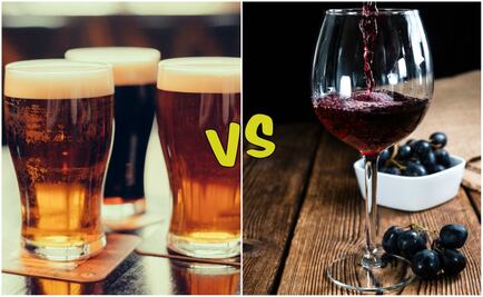 ¿Cerveza o vino?