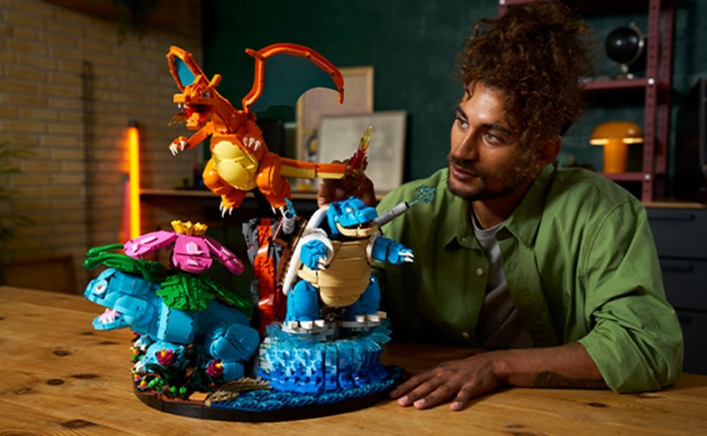 LEGO lanza impresionante set de Pokémon con Charizard y Pikachu. Foto: LEGO