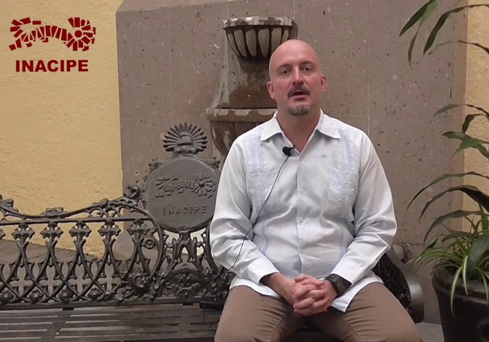 Javier Dondé Matute, investigador del Instituto Nacional de Ciencias Penales (Foto: tomada de YouTube)