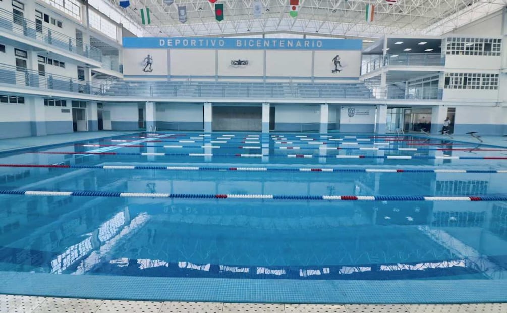 Sandra Cuevas inauguró el Centro Deportivo Bicentenario. Foto: Especial