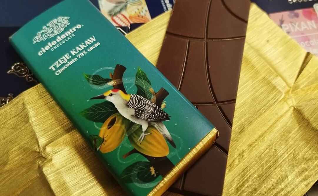 TZEJE KAKAW es un chocolate elaborado con cacao picado por un pájaro carpintero. Foto: Raquel del Castillo