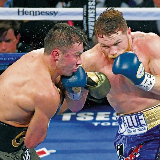 Tras su combate con GGG, el tapatío cierra el año contra Fielding, el sábado. Foto: ETHAN MILLER. AFP