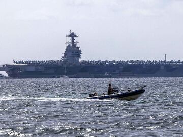 Por avance del huracán "Melissa", EU mueve su flota desplegada en el Caribe contra el tráfico de drogas