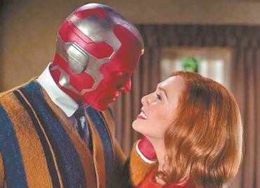 En “WandaVision”, los superhéroes se van a la comedia