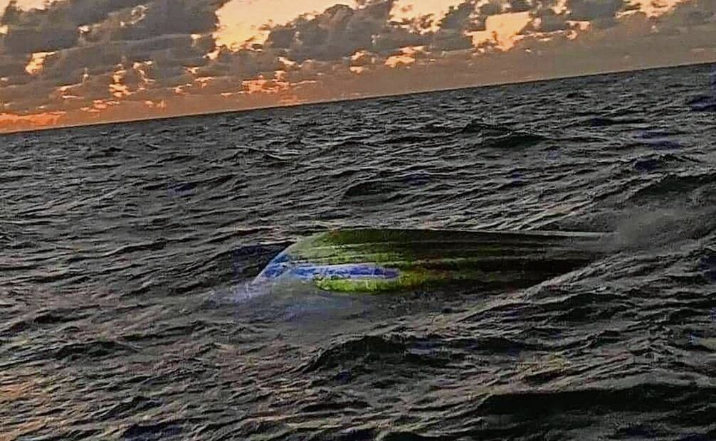 Las dos embarcaciones que naufragaron durante el huracán fueron encontradas sin la tripulación. Foto: Especial