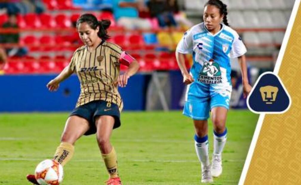 Pachuca femenil vence por la mínima diferencia a Pumas femenil