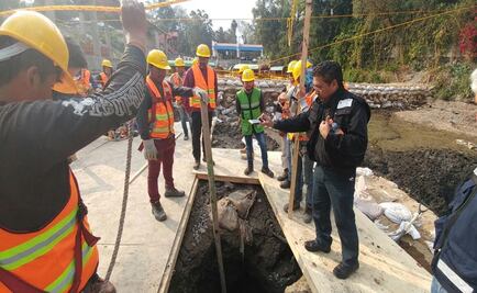 Sacmex entrega plan a Xochimilco para reparar grieta