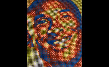 Retratan a Kobe Bryant con cubos de rubik