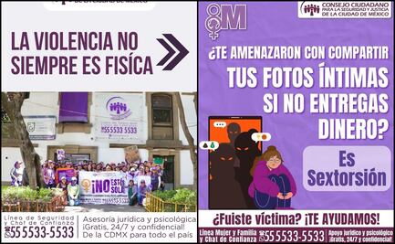 Consejo Ciudadano para la Seguridad y Justicia de la CDMX ha apoyado a más de un millón de mujeres; 60% de las atenciones han sido de asesoría jurídica  