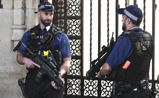 VIDEO: Manifestantes arrojan comida a joyas de la Corona Imperial en Londres y son detenidos