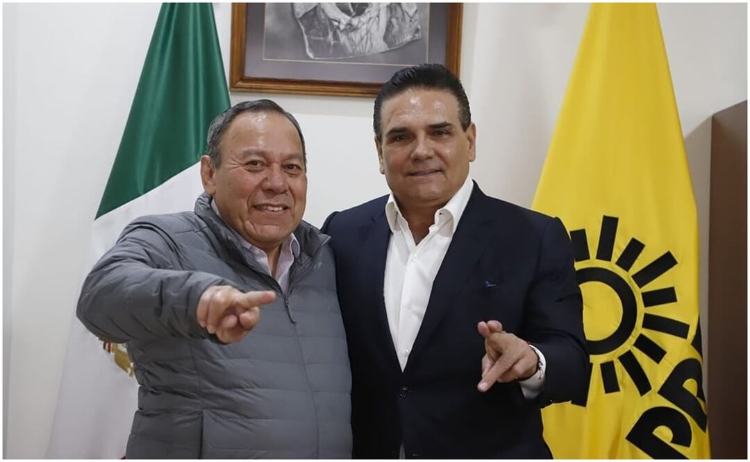 Jesús Zambrano y Silvano Aureoles. Foto: Instagram
