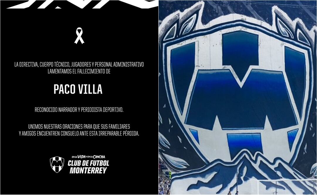 El emotivo homenaje de Rayados a Paco Villa. FOTO: ESPECIAL