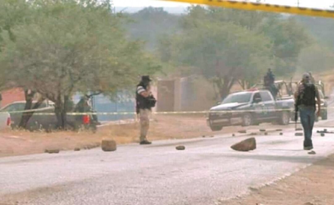 El choque entre dos grupos delincuenciales en Valparaíso, Zacatecas, dejó 18 muertos. Foto: ESPECIAL