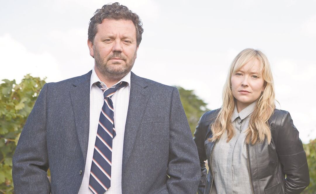 Neill Rea y Fern Sutherland protagonizan la serie para Acorn TV. Foto: ACORN TV.