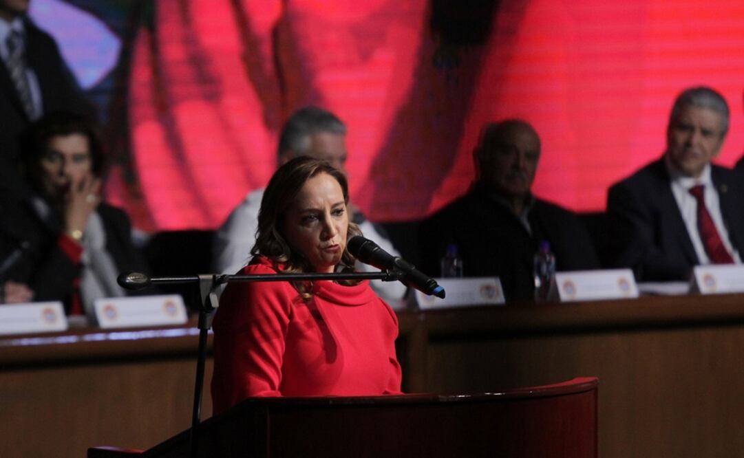 La dirigente nacional del PRI, Claudia Ruiz Massieu. Foto: Carlos Mejía/EL UNIVERSAL 