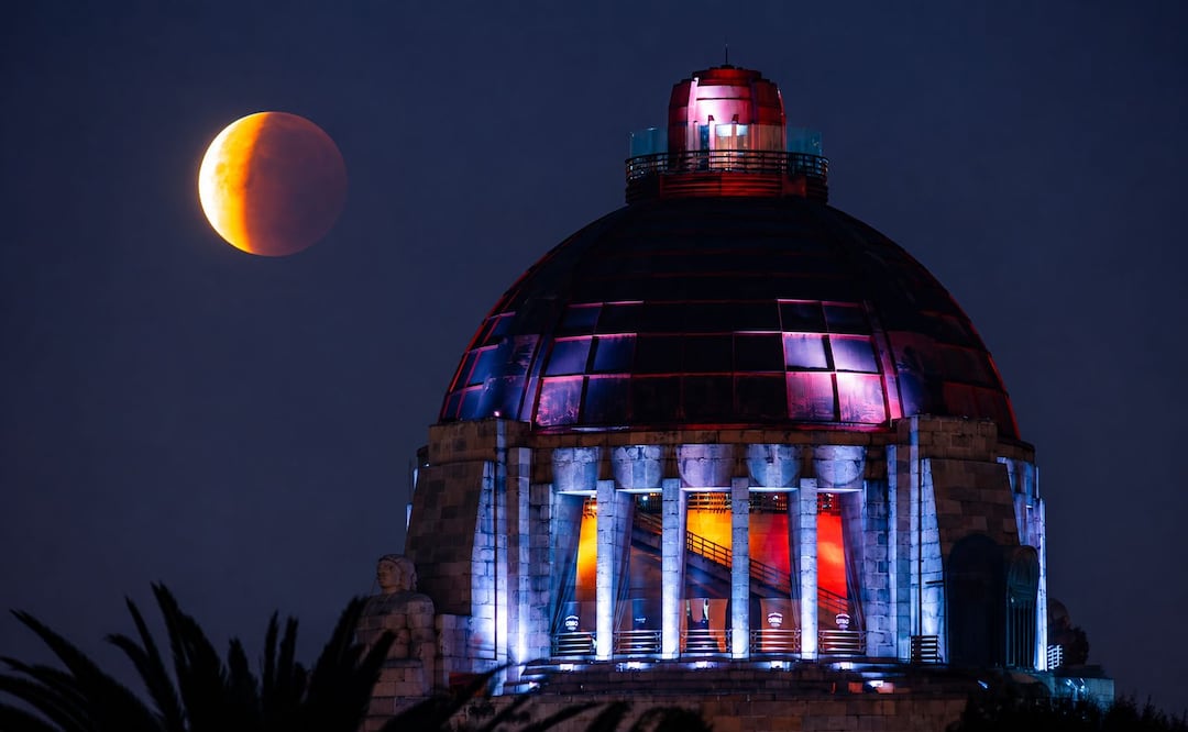 Así se vivió el Eclipse Parcial de Luna del 27 de agosto en CDMX. Fotos: Instagram @oscar._.damian