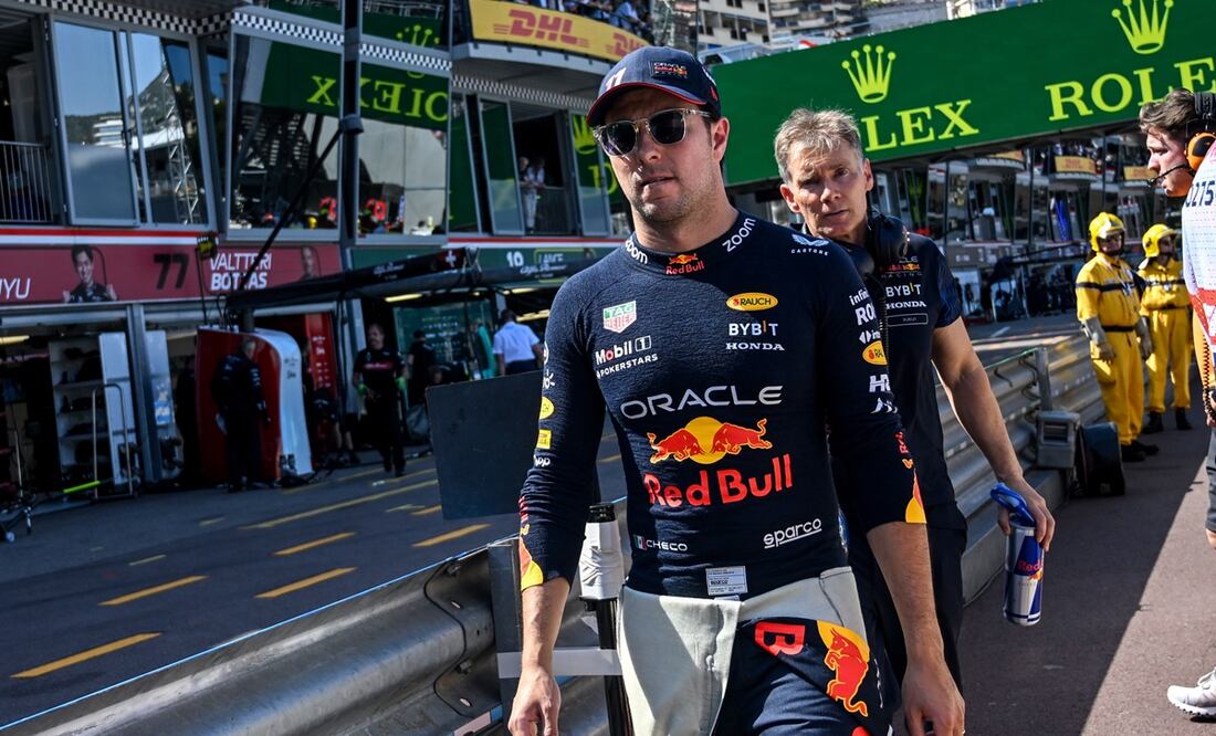 Sergio Pérez chocó en Mónaco / Foto: EFE