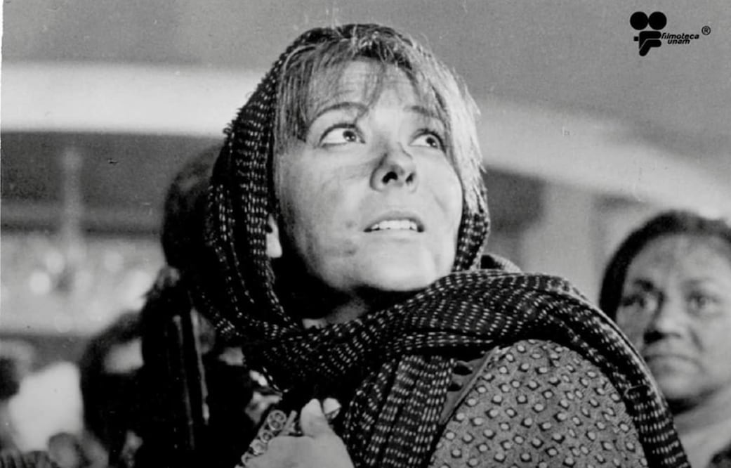 Silvia Pinal en "La Soldadera", cinta de 1967, dirigida por José Bolaños.
Foto: Filmoteca UNAM