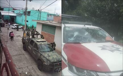 Atacan a tiros presidencia municipal de Domingo Arenas, Puebla