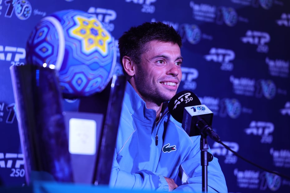 Arthur Gea, campeón del Abierto de Los Cabos en el 2026 - Foto: Mifel Tennis Open by Telcel Oppo
