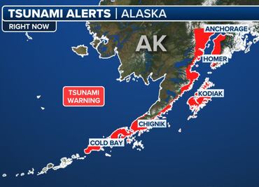 Sismo de magnitud 7.3 sacude Alaska; emiten alerta de tsunami