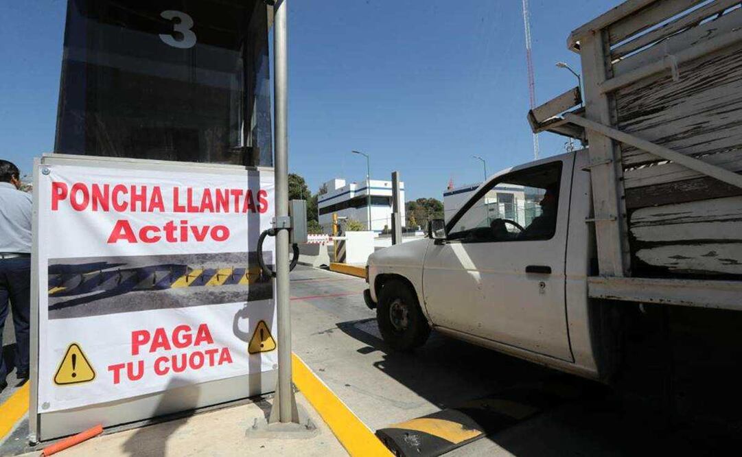 Ponchallantas Edomex: Instalan nuevo sistema en caseta. Foto: Jorge Alvarado / EL UNIVERSAL 