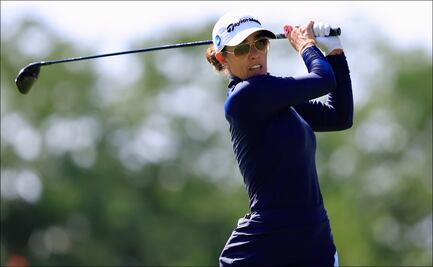 María Fassi no se presiona por jugar en México y utiliza la localía a su favor; cerró con águila en el 18 del México Riviera Maya Open