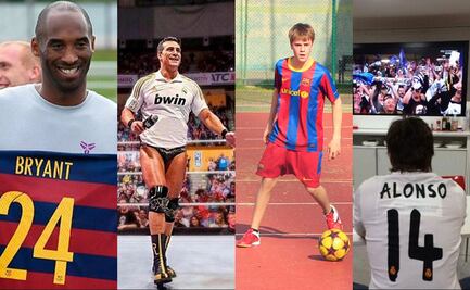 Barcelona vs Real Madrid; ¿a quién le van los famosos?