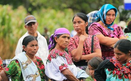 Choles y tzeltales marchan contra la violencia en Chiapas