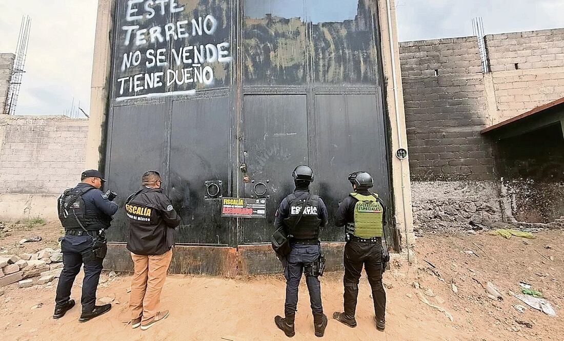 La recuperación de los inmuebles se ha logrado con la cooperación de los tres niveles de gobierno; se han detenido a 42 personas por despojo. Foto: Especial