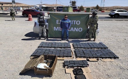 Detienen a expolicía en Chihuahua; transportaba más de 8 mil 400 cartuchos