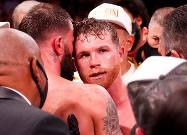 Revelan la emotiva conversación entre Canelo Álvarez y Caleb Plant