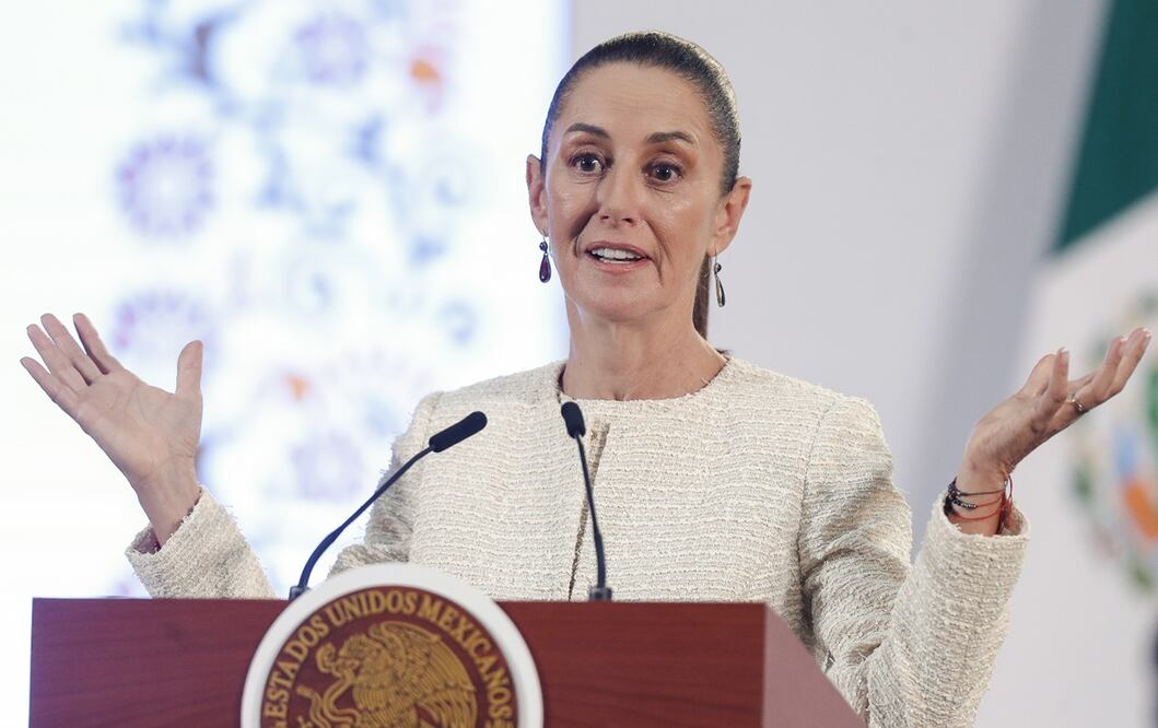 “En el país la gente se siente más segura ahora que en el 2018, es más que en el 2013”, aseguró la presidenta Claudia Sheinbaum. Foto: EFE
