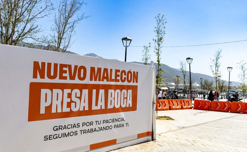 Nuevo Malecón de la Presa La Boca. Foto: Especial