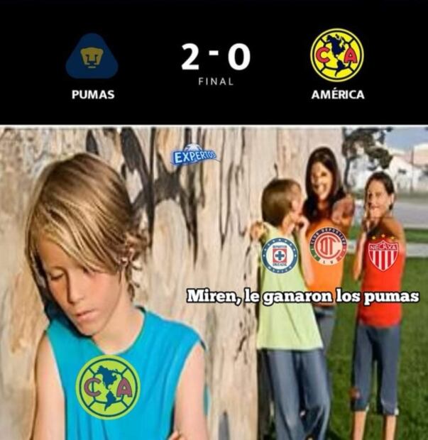 América es ridiculizado por los memes tras perder contra Pumas