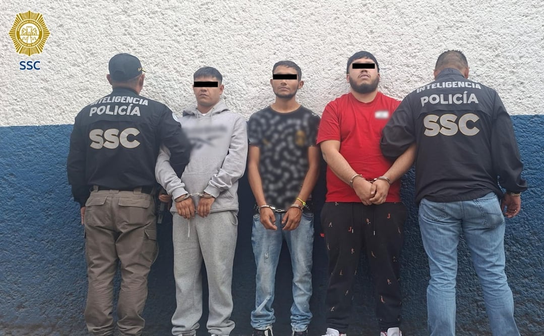 Los detenidos fueron presentados ante un agente del Ministerio Público para definir su situación jurídica. Foto: Secretaría de Seguridad Ciudadana capitalina