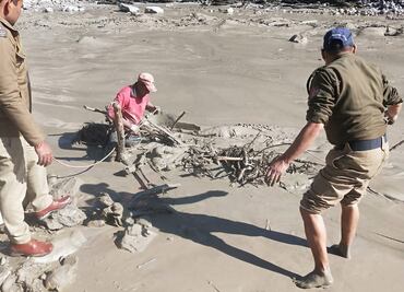 Sube a 14 los muertos en India tras rotura de glaciar