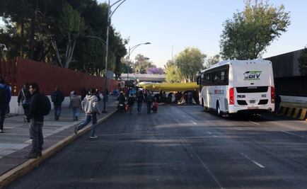 Protesta de la CNTE en San Lázaro afecta circulación en Congreso de la Unión