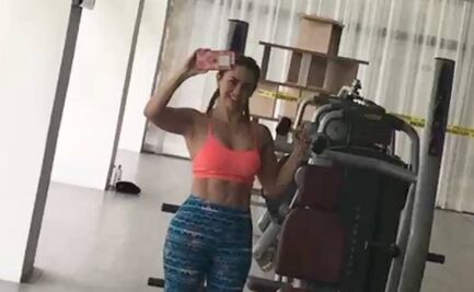Aracely Arámbula luce su abdomen