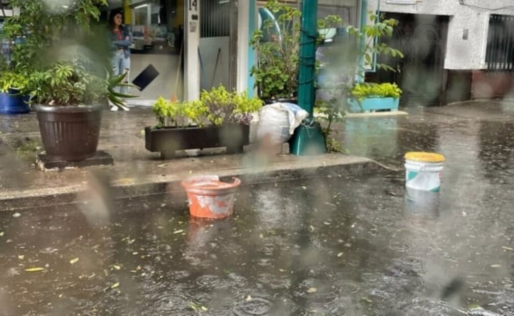 Por lluvias y granizo, se activa alerta amarilla en al menos 8 alcaldías de la CDMX